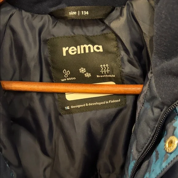 Reima boys ski Blue Jacket size 9 new no tags - Picture 2 of 9